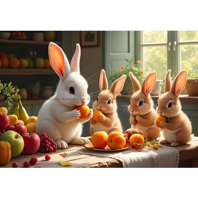 Kaninene på kjøkkenet, 1000 brikker