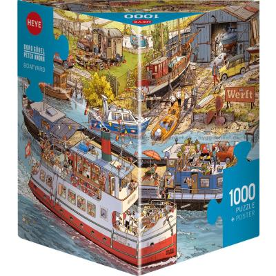 Göbel & Knorr: Sommerdag ved havnen, 1000 brikker