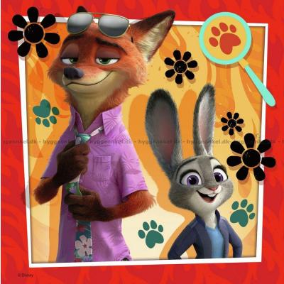 Bilde av Disney: Zootropolis 2, 3x49 brikker