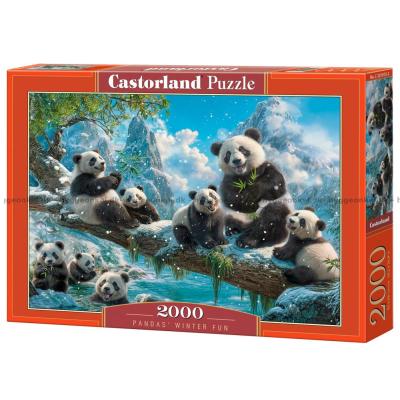 Snødekte pandaer, 2000 brikker