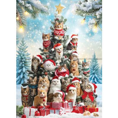 Bilde av Corti: Kattenes juletre, 1000 brikker