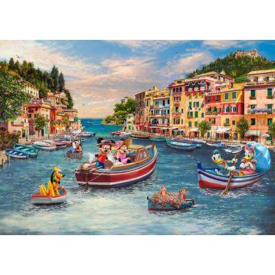 Disney: Kinkade - Mikke og Minni i Italia, 1000 brikker