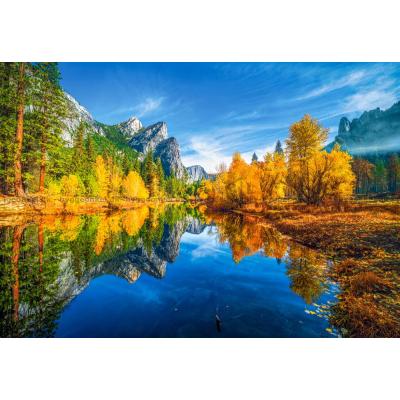Bilde av USA: The Three Brothers, Yosemite nasjonalpark, 1000 brikker