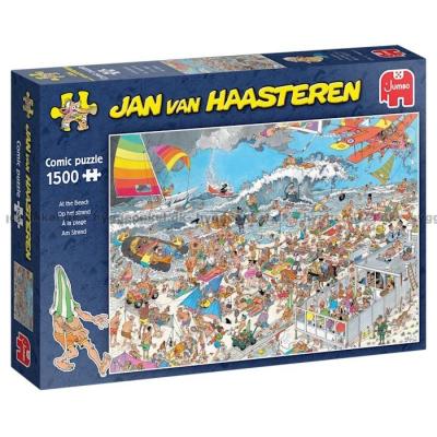 Bilde av På stranden, 1500 brikker