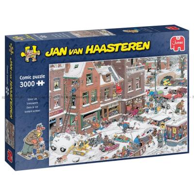 Liv i gaten - vinter, 3000 brikker