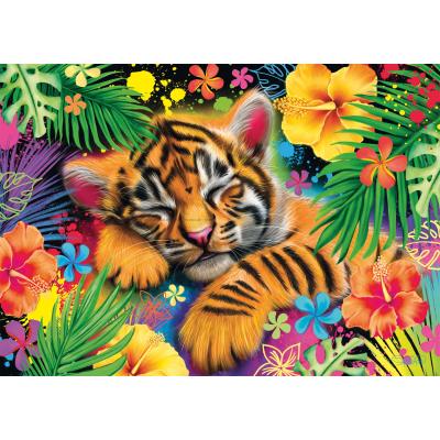Bilde av Pike: Sovende tigerunge, 1000 brikker