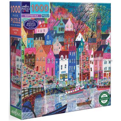 Den fargerike kystbyen, 1000 brikker