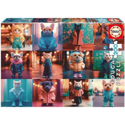 Stilfulle dyr, 200 brikker