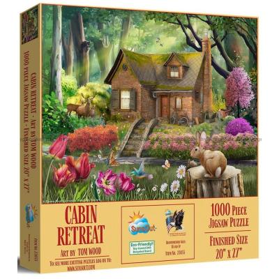 Wood: Hytta i skogen, 1000 brikker