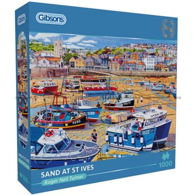 Turner: Fiskebåtene på stranden, 1000 brikker