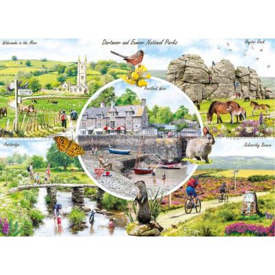 Bilde av Macneil: Dartmoor & Exmoor, 1000 brikker