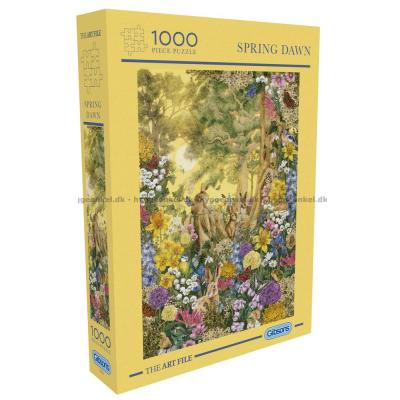 Naturen kaller: Vårmorgen i skogen, 1000 brikker
