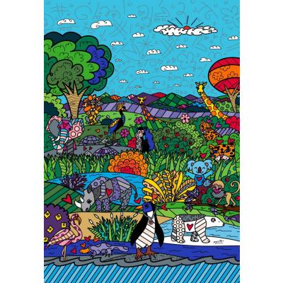 Bilde av Britto: Ville venner, 1000 brikker