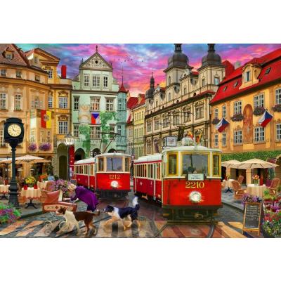 Bilde av Maclean: Trikker i Praha, 1000 brikker