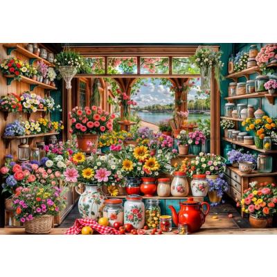Blomsterbutikken, 1000 brikker
