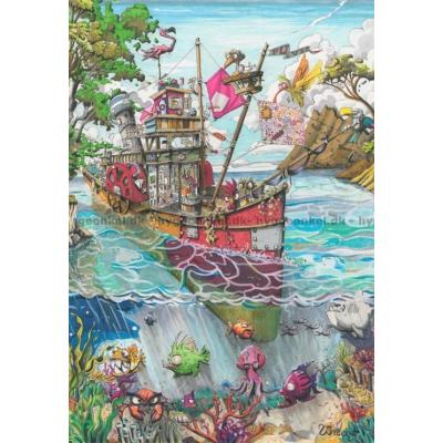 Den spennende øya, 1000 brikker