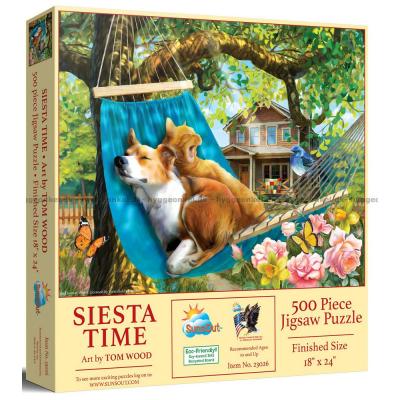 Wood: Siesta i solen, 500 brikker