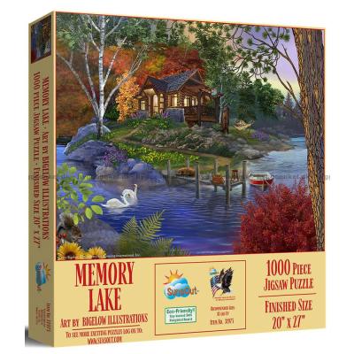 Kveldsstemning om høsten, 1000 brikker