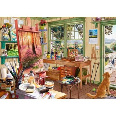 Bilde av Les: Kunstnerens atelier, 1000 brikker