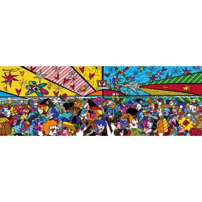 Bilde av Britto: Fargerik fest på stranden - Panorama, 1000 brikker