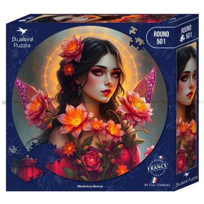 Blomsterkvinnenes magiske blikk - Rundt puslespill, 500 brikker