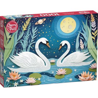 Svaneparret i måneskinn, 1000 brikker