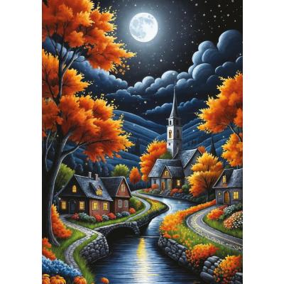 Stille natt om høsten, 1000 brikker