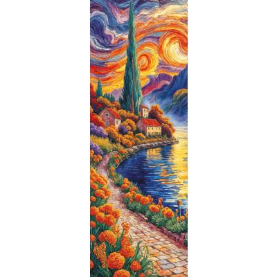 Solnedgangsstien - Panorama, 1000 brikker