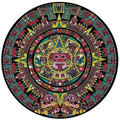 Aztekernes solsumbol - Rundt puslespill, 570 brikker