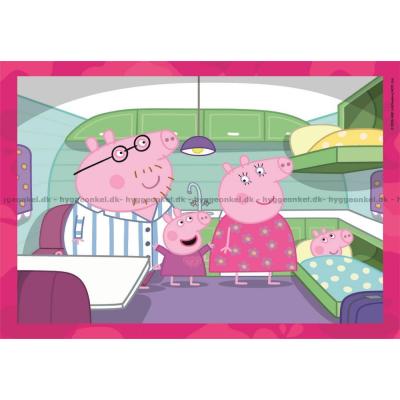 Bilde av Peppa Gris: Sommorsmoro, 4-i-1, 12 brikker