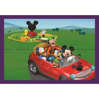 Bilde av Disney: Mikkes klubbhus, 4-i-1, 12 brikker