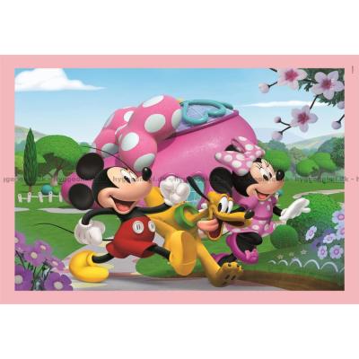 Bilde av Disney: Mikkes klubbhus, 4-i-1, 12 brikker