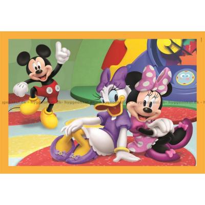 Bilde av Disney: Mikkes klubbhus, 4-i-1, 12 brikker