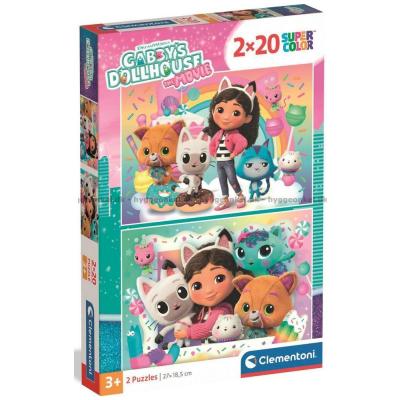 Gabbys Dukkehus, 2x20 brikker