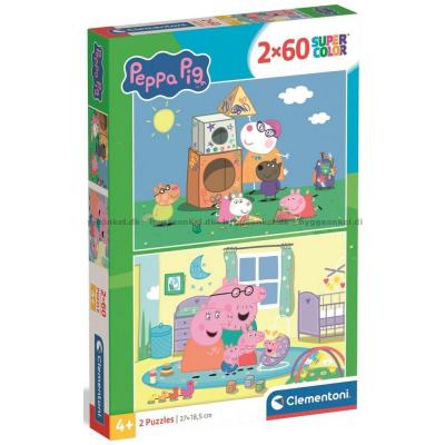 Peppa Gris, 2x60 brikker
