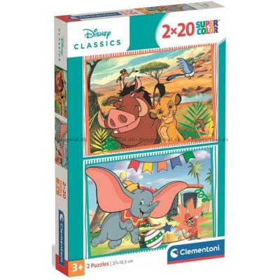Disney: Klassikere, 2x20 brikker