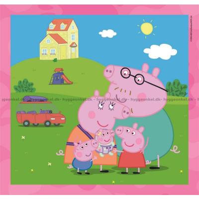 Bilde av Peppa Gris, 3x48 brikker