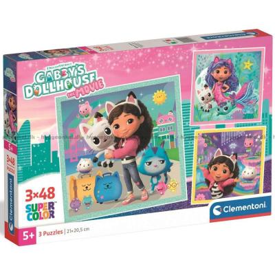 Gabbys Dukkehus, 3x48 brikker