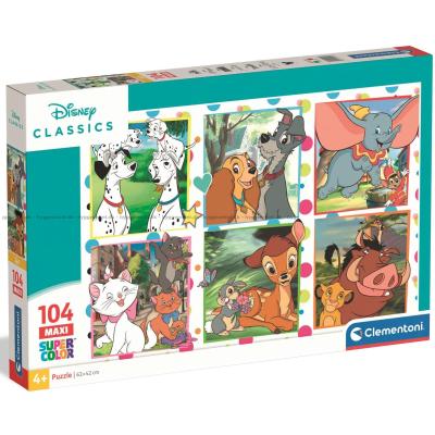 Disney: Klassikere, 104 brikker