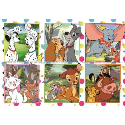 Bilde av Disney: Klassikere, 104 brikker