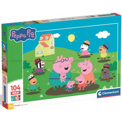 Peppa Gris: Moro i søla, 104 brikker