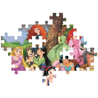 Bilde av Disney-prinsesser: I slottsparken, 104 brikker