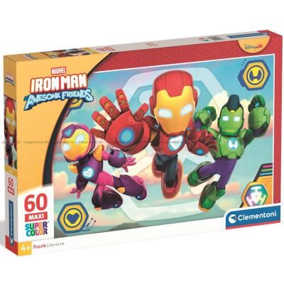 Marvel: Iron Man og hans fantastiske venner i aksjon, 60 brikker