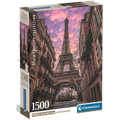 Eiffeltårnet i morgensol, 1500 brikker
