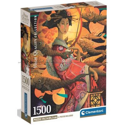 Galchutt: Kimono og koi-karper, 1500 brikker