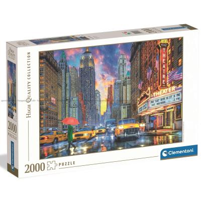 Davison: Manhattan i regnvær, 2000 brikker