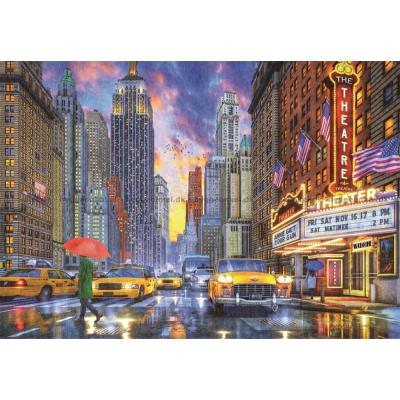 Bilde av Davison: Manhattan i regnvær, 2000 brikker