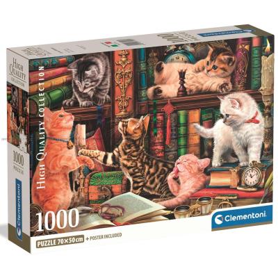 Nysgjerrige poter blant bøker, 1000 brikker