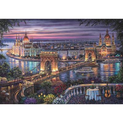 Bilde av Finale: Lys over Donau, Budapest, 1000 brikker