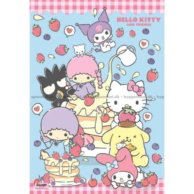 Bilde av Hello Kitty: Gode venner og jordbær, 1000 brikker